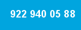 922 940 05 88 922 940 05 88